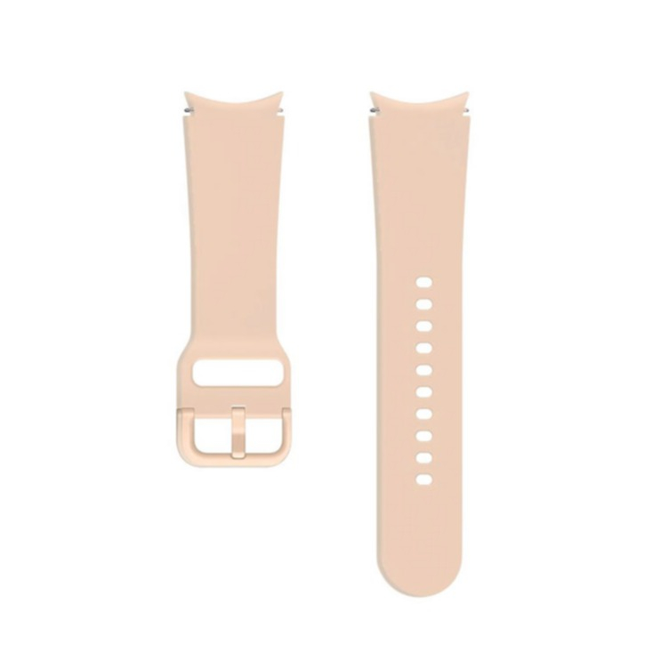 Image of (S/M) Samsung - Galaxy Watch 4 (40 mm / 44 mm) Silikon Armband Sport 20mm (ET-SFR86SPEGEU) - Rosa bei Apfelkiste.ch