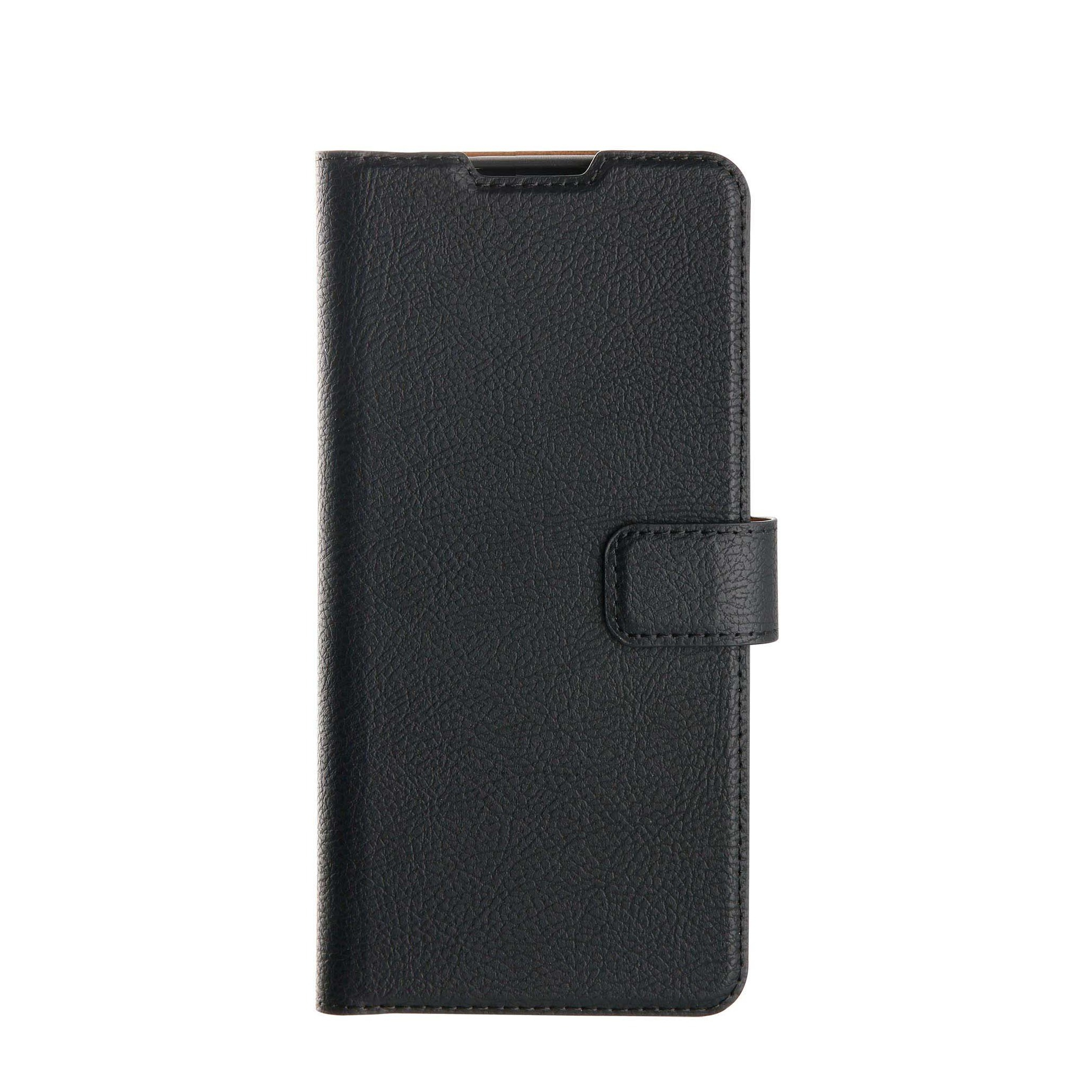 Image of XQISIT - Samsung Galaxy S22+ Plus 5G Antibakterielle Slim Wallet Case Leder Tasche (48886) - Schwarz bei Apfelkiste.ch