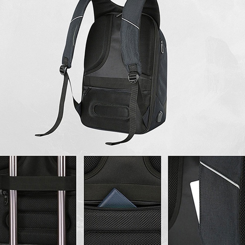 Rucksack mit Diebstahlschutz bis 16