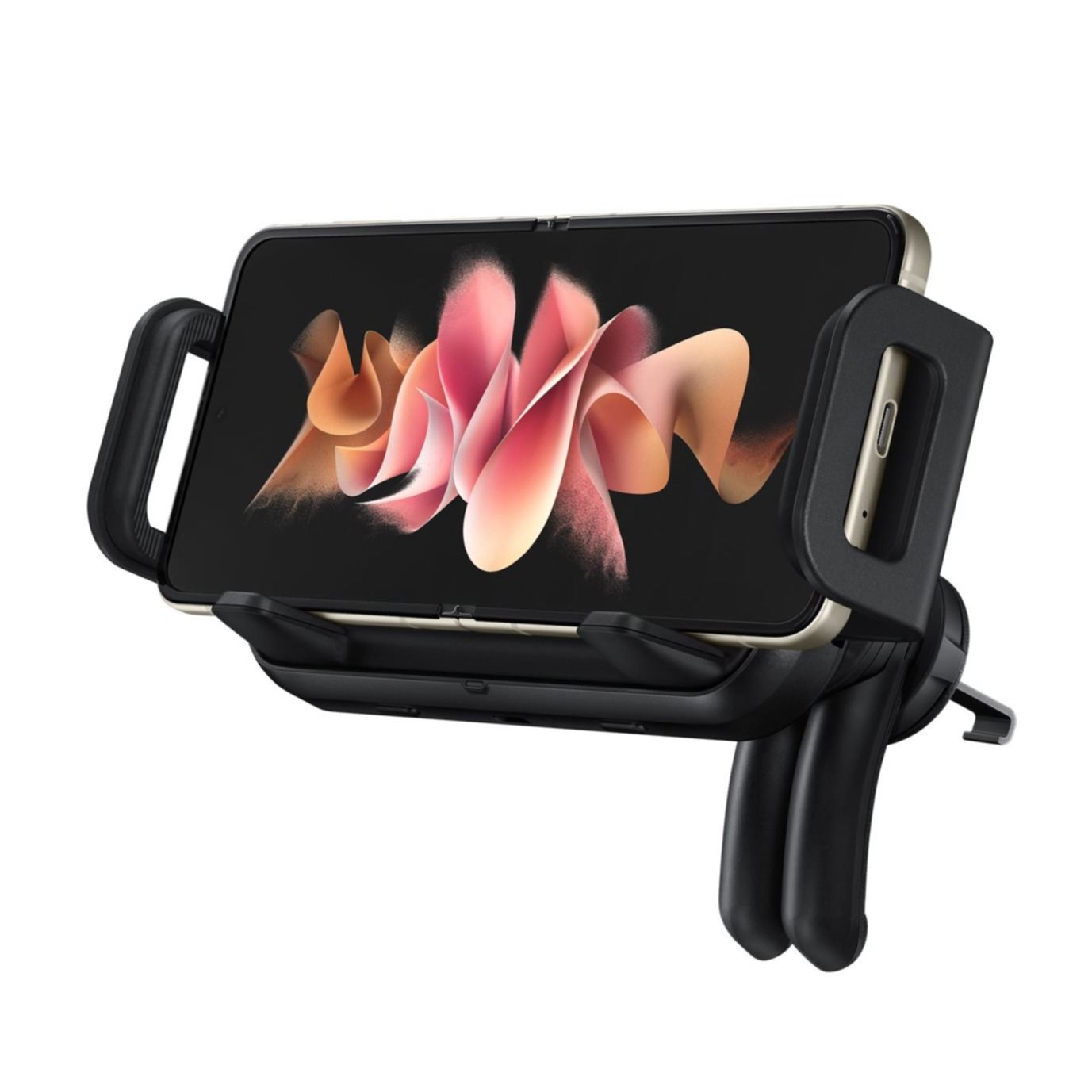 Image of Samsung - (9W) Qi Wireless Fast Charge Auto KFZ Halterung Ladegerät mit Automatik Verriegelung (EP-H5300CBEGEU) - Schwarz bei Apfelkiste.ch