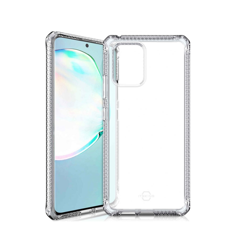 Image of ITSkins - Samsung Galaxy S10 Lite Spectrum Clear Antimikrobielle Schutz Gummi Hülle (Fallschutz 2 Meter) - Transparent bei Apfelkiste.ch