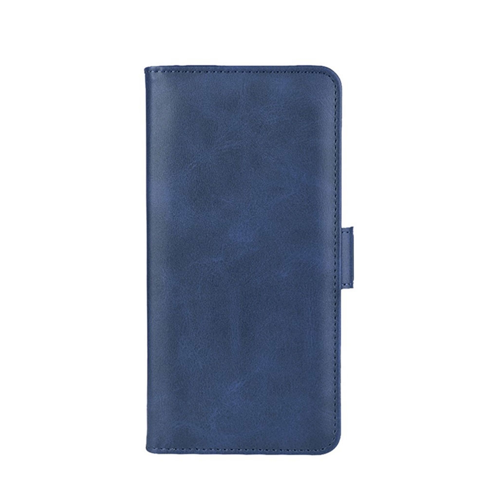 Image of Samsung Galaxy A12 Vintage Leder Tasche Flip Cover Fashion Design - Dunkelblau bei Apfelkiste.ch