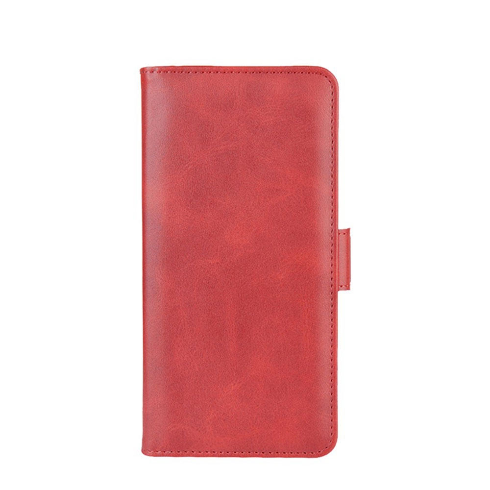 Image of Samsung Galaxy A12 Vintage Leder Tasche Flip Cover Fashion Design - Rot bei Apfelkiste.ch