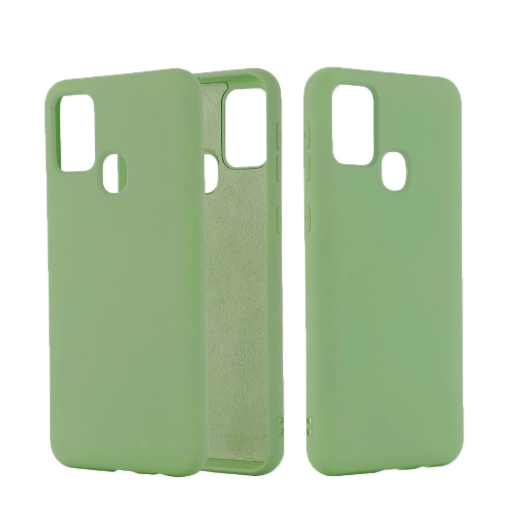 Image of Samsung Galaxy A21s Silikon Case Hülle - Grün bei Apfelkiste.ch