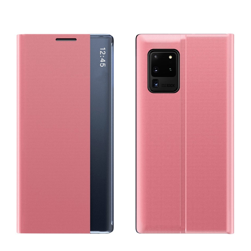Image of Samsung Galaxy A32 5G Stoff Tasche Smart View Flip Cover - Pink bei Apfelkiste.ch