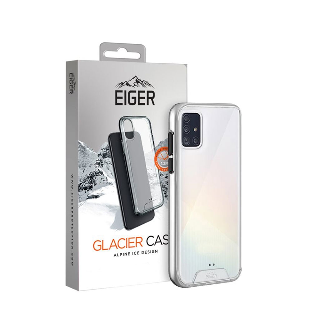 Image of Eiger - Samsung Galaxy A51 (2019) Glacier Case Hybrid Schutzhülle (EGCA00197) - Transparent bei Apfelkiste.ch