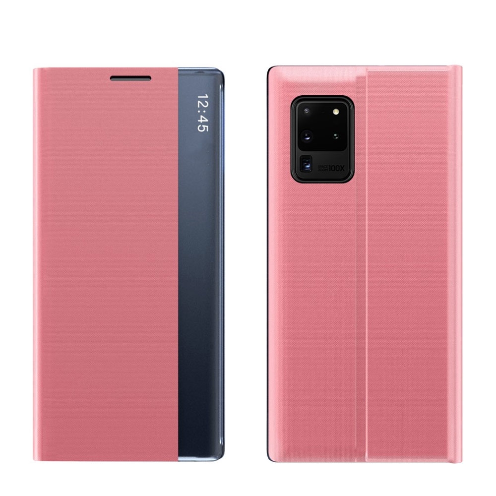 Image of Samsung Galaxy A52s 5G / A52 (5G) Stoff Tasche Smart View Flip Cover - Pink bei Apfelkiste.ch