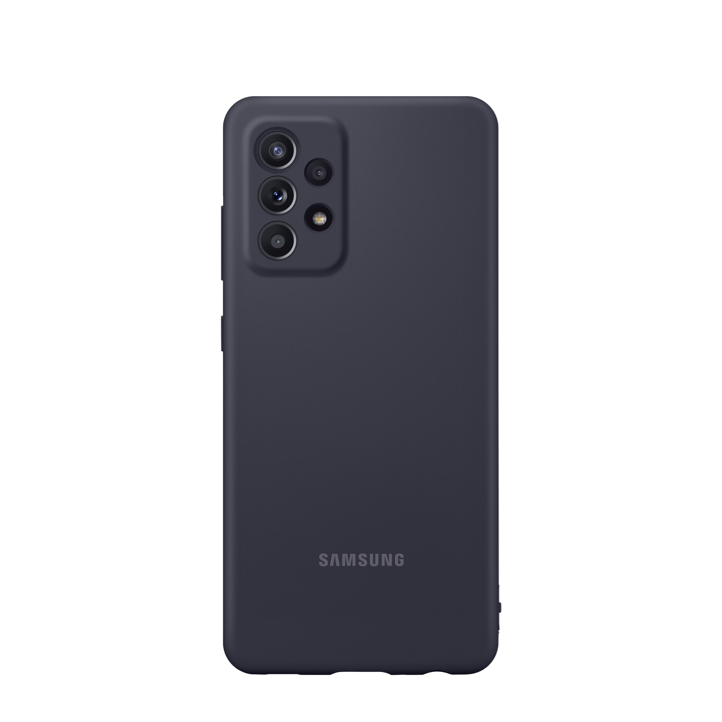 Image of Samsung - Galaxy A52s 5G / A52 (5G) Silikon Cover Hülle (EF-PA525TBEGWW) - Schwarz bei Apfelkiste.ch