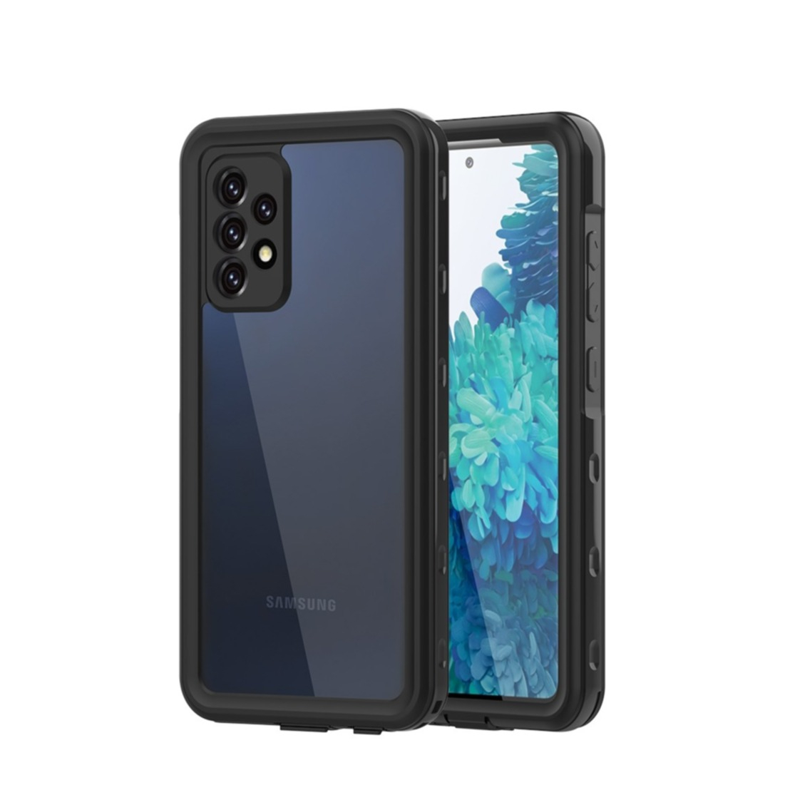 Image of Redpepper - Samsung Galaxy A52s 5G / A52 (5G) Wasserfeste Outdoor Schutz Hülle (IP68) - Schwarz bei Apfelkiste.ch