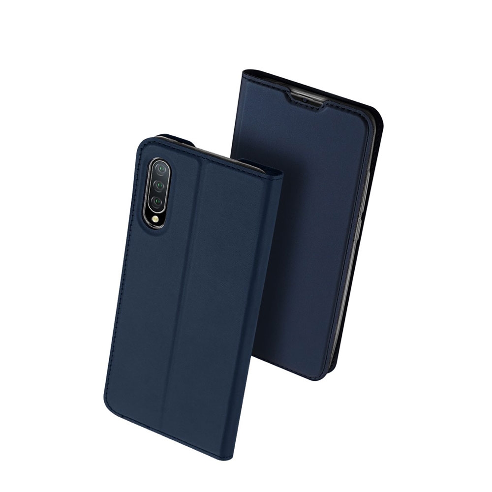 Image of Dux Ducis - Samsung Galaxy A90 5G Flip Wallet Cover Leder Tasche - Dunkelblau bei Apfelkiste.ch