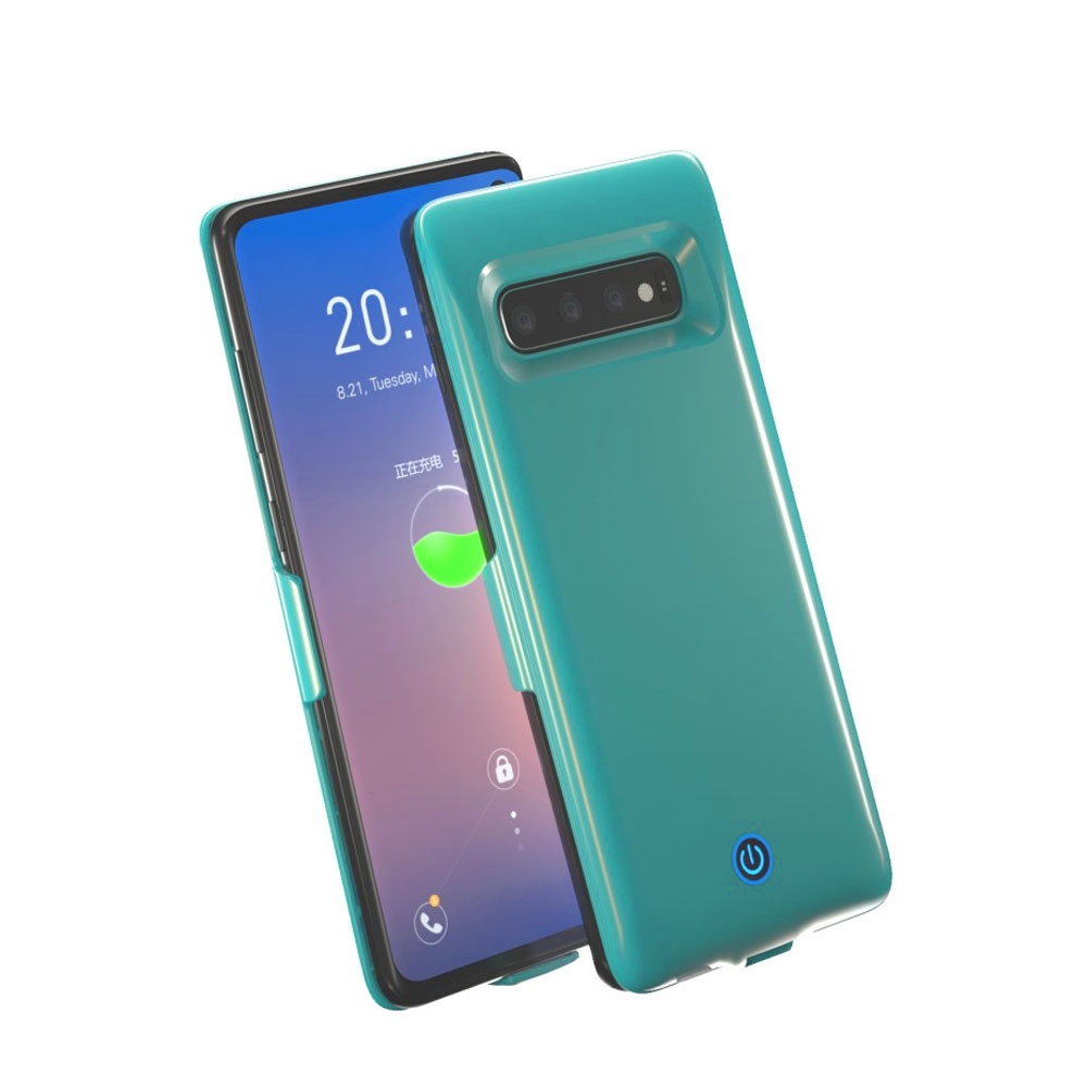 Image of Samsung Galaxy S10 Backpack Akku Case (7000mAh) Schutzhülle - Türkis bei Apfelkiste.ch