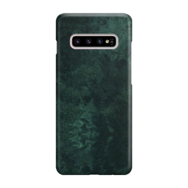 Image of Samsung Galaxy S10 Hardcase Schutzhülle Dark Print - Dunkelgrün bei Apfelkiste.ch