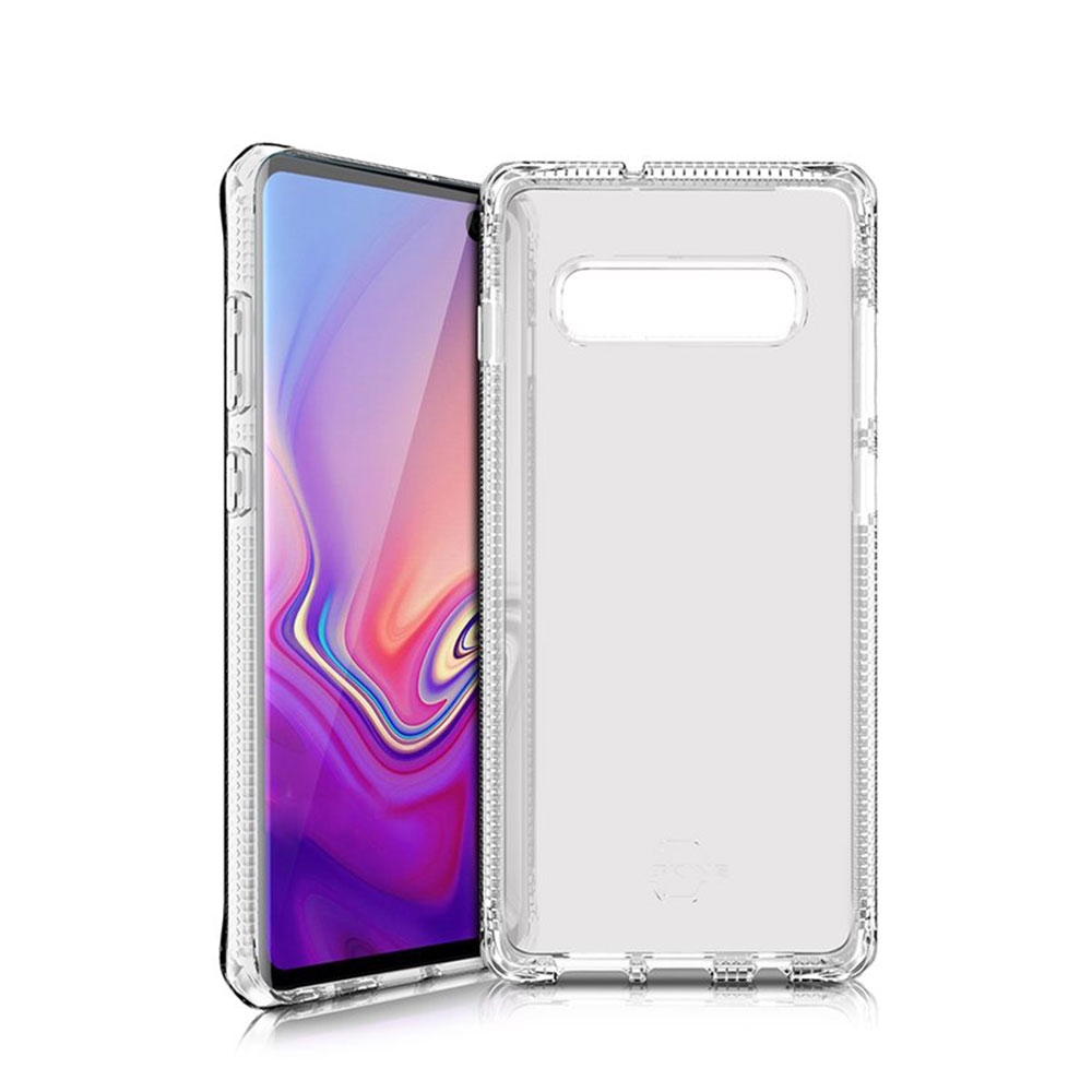 Image of ITSkins - Samsung Galaxy S10 Spectrum Antimikrobielle Schutz Hardcase Hülle (Fallschutz 2 Meter) - Transparent bei Apfelkiste.ch