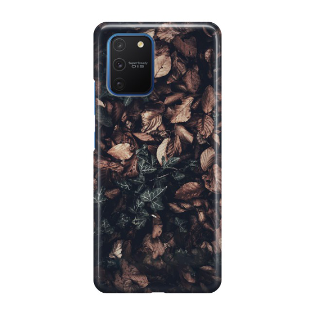Samsung Galaxy S10 Lite Hardcase Schutzhülle Efeu Laub - Braun