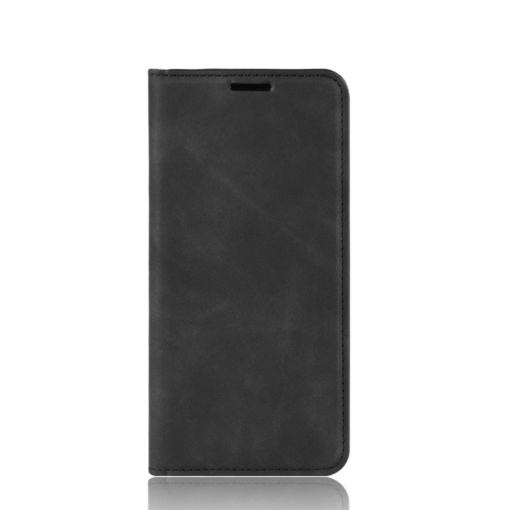 Image of Samsung Galaxy S10 Lite Vintage Leder Tasche Flip Cover Fashion Design - Schwarz (Matt) bei Apfelkiste.ch