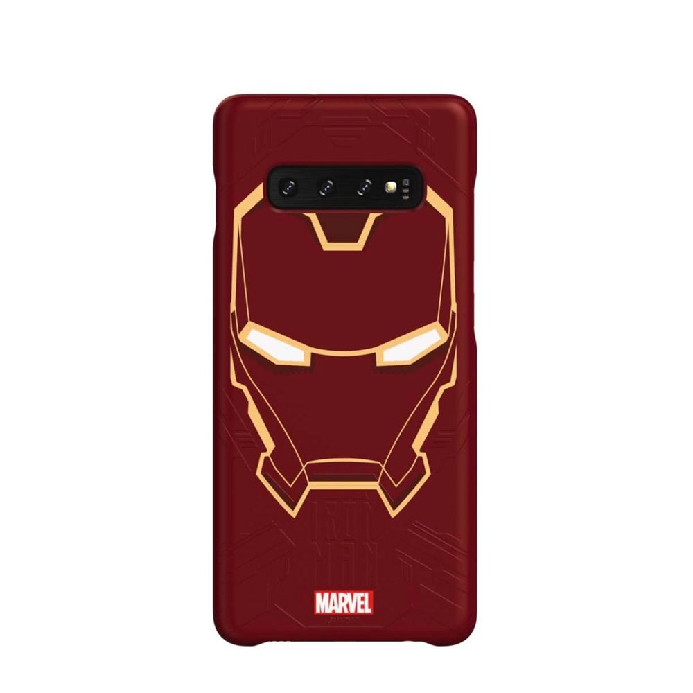 Image of Samsung - Galaxy S10+ Plus Friends Smart Cover Hardcase Hülle (GP-G975HIFGHWB) - Marvel's Iron Man bei Apfelkiste.ch