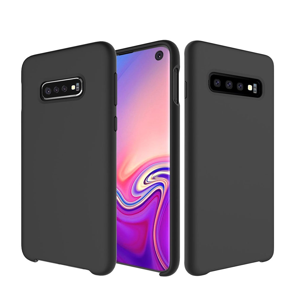 Image of Samsung Galaxy S10 Silikon Case Hülle - Schwarz bei Apfelkiste.ch