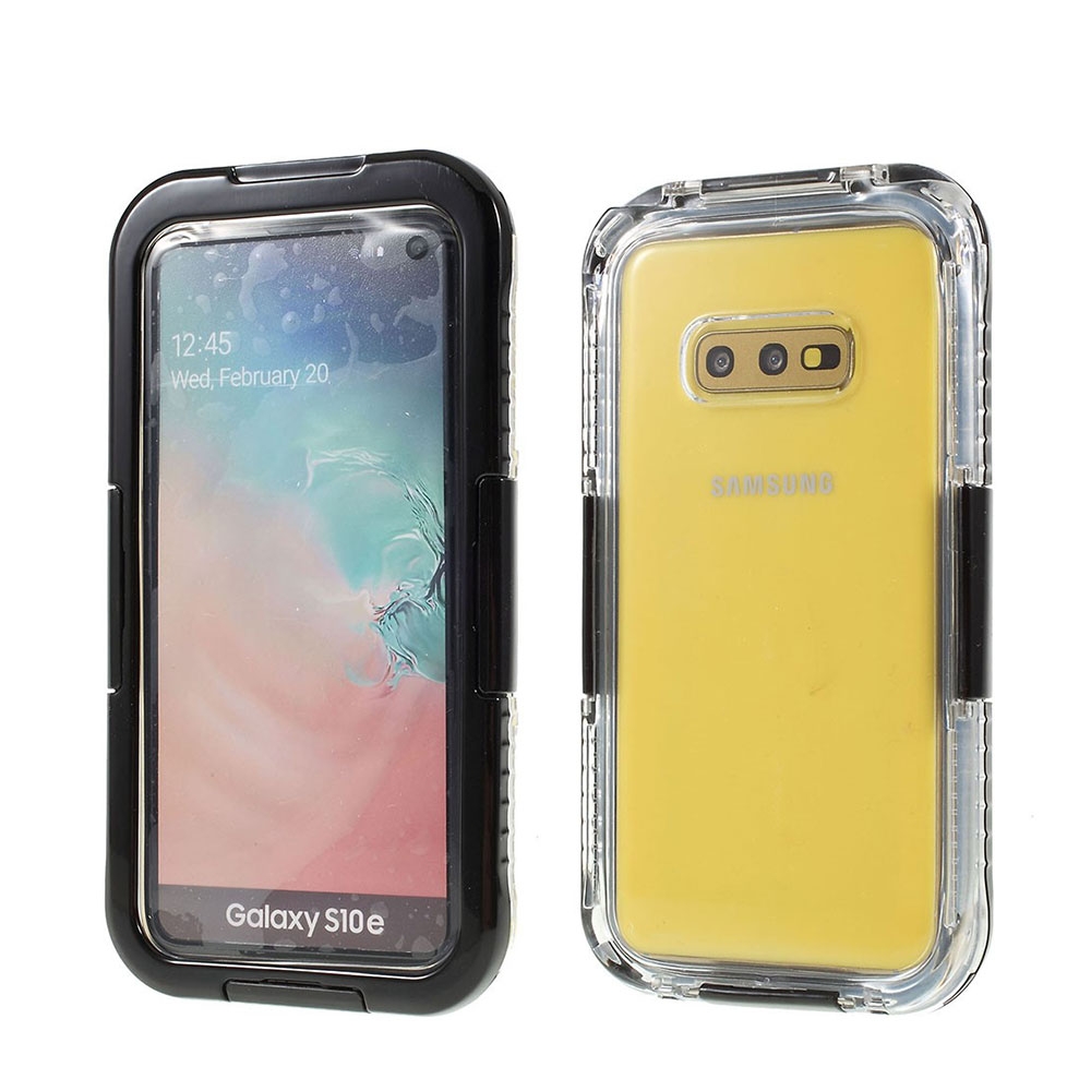 Image of Samsung Galaxy S10e Wasserfeste Outdoor Schutz Hülle (IP68) - Schwarz bei Apfelkiste.ch