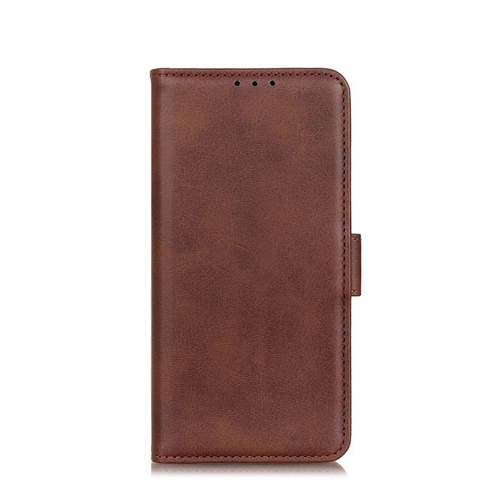 Image of Samsung Galaxy S20 FE / S20 FE 5G Vintage Leder Tasche Flip Cover Fashion Design - Dunkelbraun bei Apfelkiste.ch