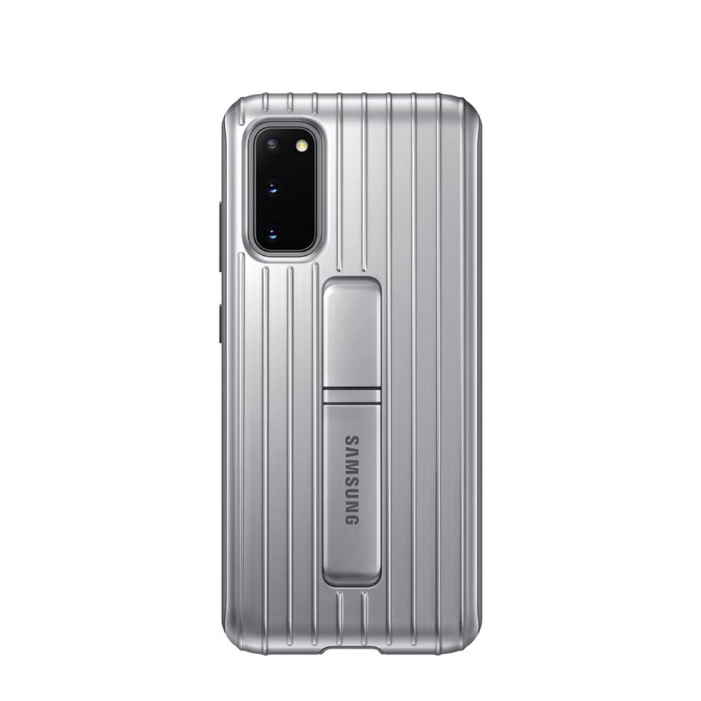 Image of Samsung - Galaxy S20 / S20 5G Protective Standing Cover Schutzhülle (EF-RG980CSEGEU) - Silber bei Apfelkiste.ch
