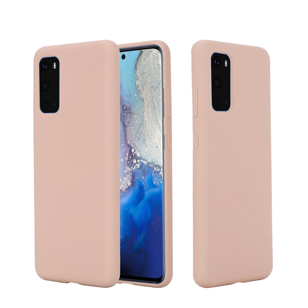 Image of Samsung Galaxy S20 / S20 5G Silikon Case Hülle - Rosa (Sandrosa) bei Apfelkiste.ch