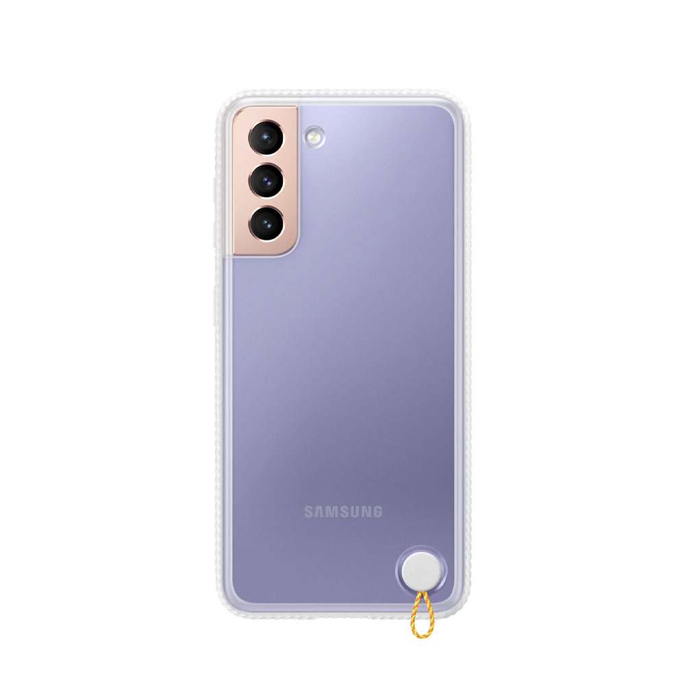 Image of Samsung - Galaxy S21 5G Clear Protective Cover Schutzhülle (EF-GG991CWEGWW) - Weiss bei Apfelkiste.ch