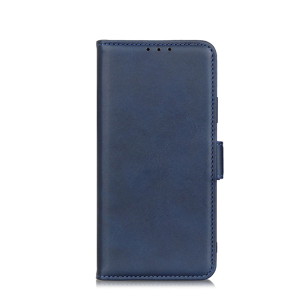 Image of Samsung Galaxy S21 5G Vintage Leder Tasche Flip Cover Fashion Design - Dunkelblau bei Apfelkiste.ch