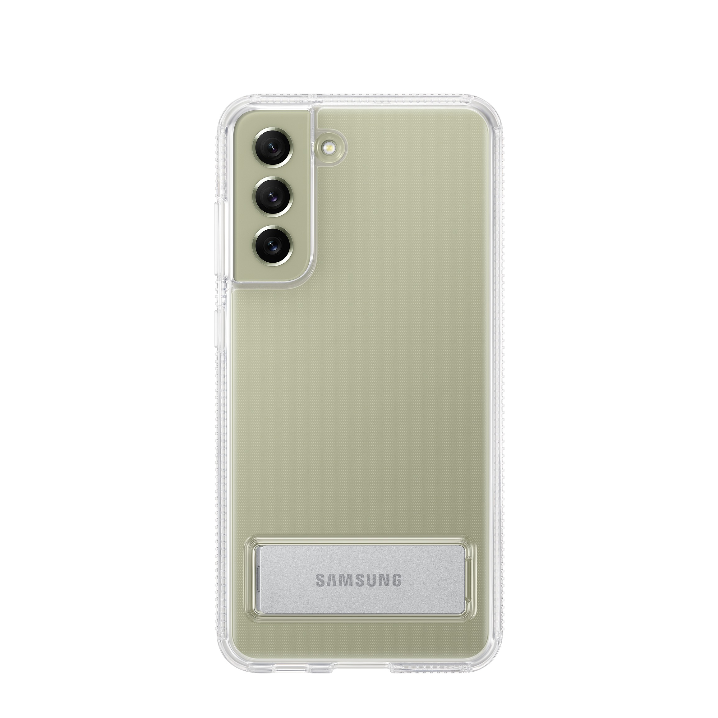 Image of Samsung - Galaxy S21 FE 5G Clear Standing Cover Schutzhülle (EF-JG990CTEGWW) - Transparent bei Apfelkiste.ch