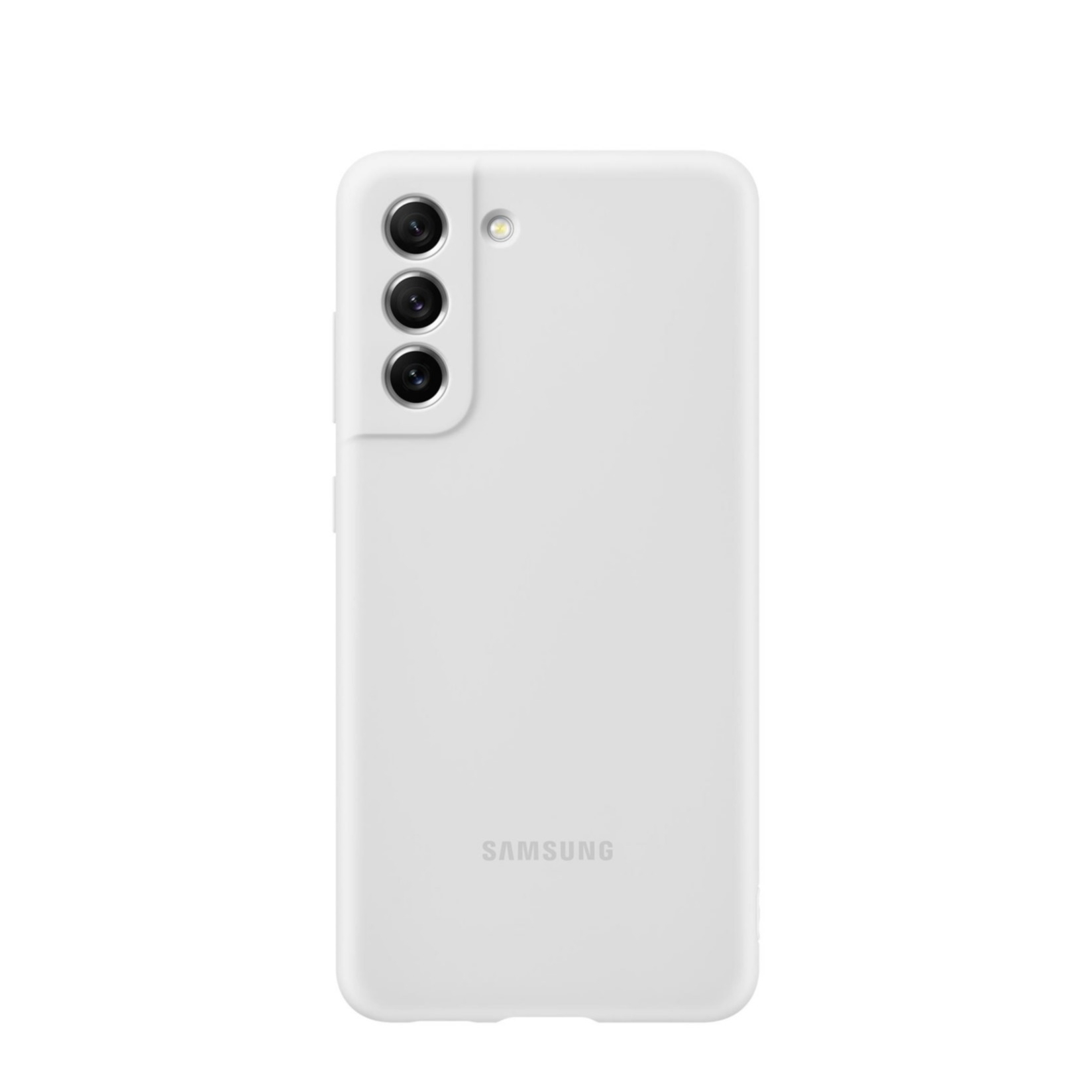 Image of Samsung - Galaxy S21 FE 5G Silikon Cover Hülle (EF-PG990TWEGWW) - Weiss bei Apfelkiste.ch