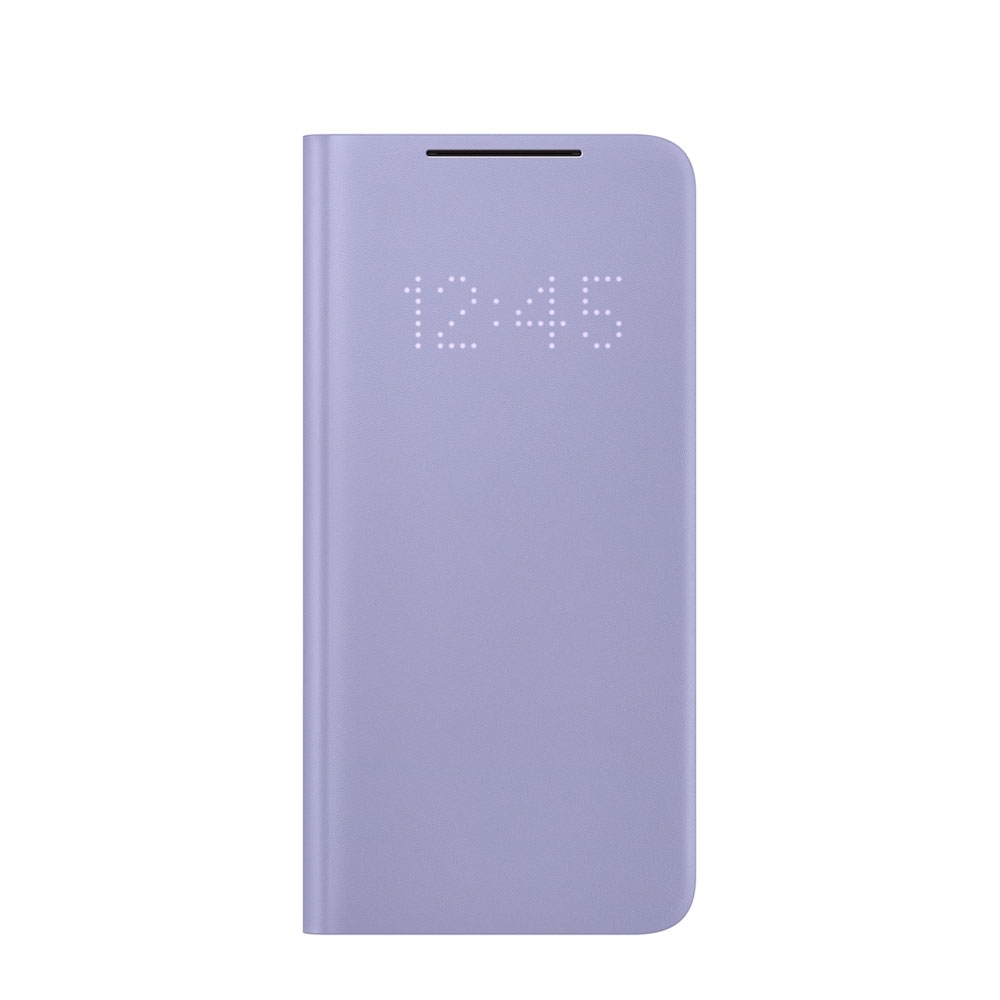 Image of Samsung - Galaxy S21+ Plus 5G Antibakterielle Smart LED View Cover Tasche (EF-NG996PVEGEW) - Violett bei Apfelkiste.ch