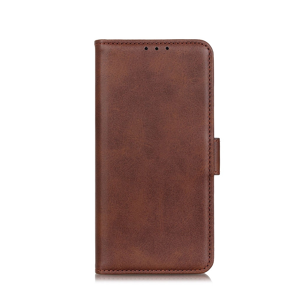Image of Samsung Galaxy S21+ Plus 5G Vintage Leder Tasche Flip Cover Fashion Design - Braun bei Apfelkiste.ch