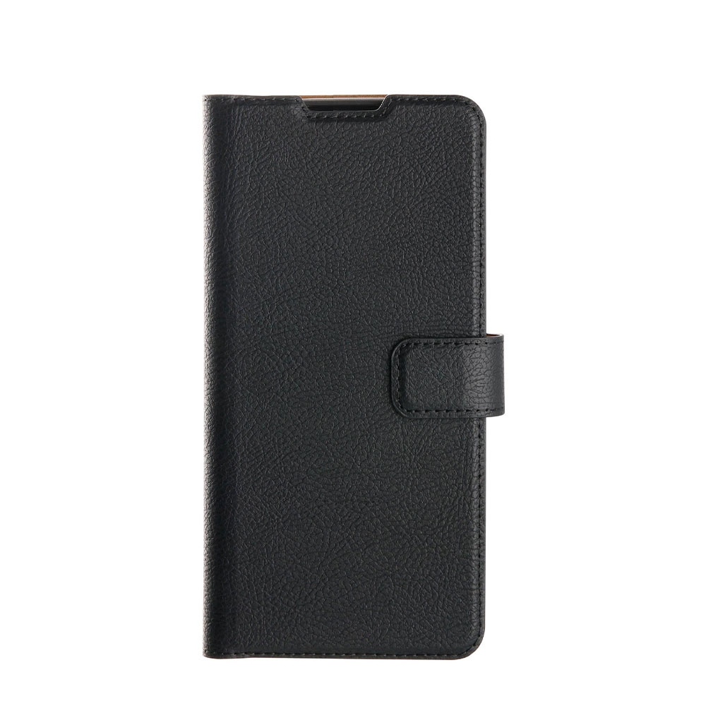 Image of XQISIT - Samsung Galaxy S21 Ultra 5G Antibakterielle Slim Wallet Case Leder Tasche (44668) - Schwarz bei Apfelkiste.ch