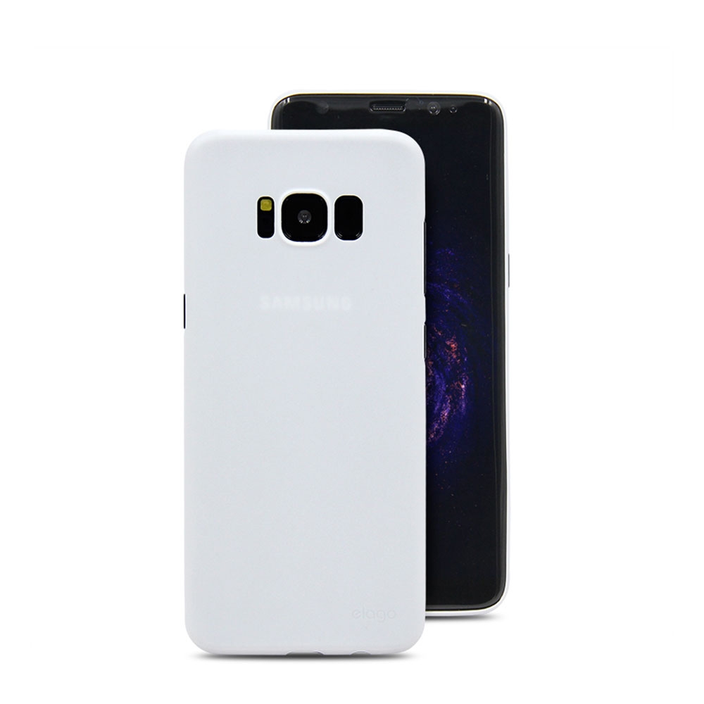 Image of Apfelkiste © - Samsung Galaxy S8 Kunststoff Hülle Case Ultra Thin 0.45 mm - Transparent (Matt) bei Apfelkiste.ch