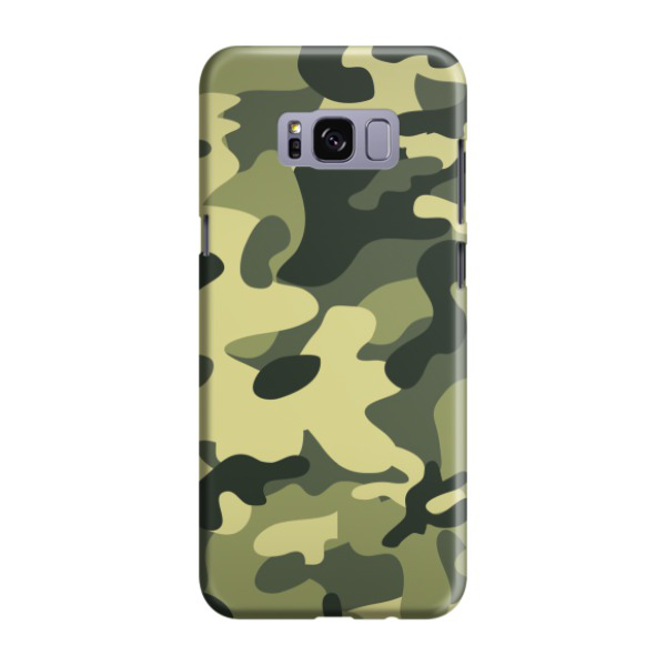 Image of Samsung Galaxy S8 Hardcase Schutzhülle Camouflage - Grün bei Apfelkiste.ch