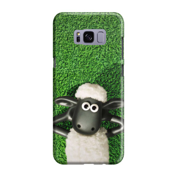 Image of Samsung Galaxy S8 Hardcase Schutzhülle Schäfchen - Grün bei Apfelkiste.ch