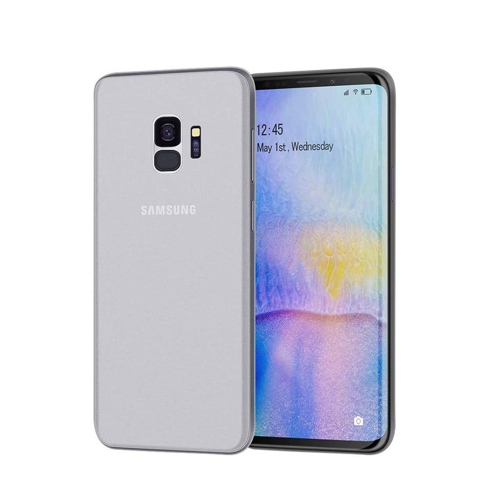 Image of Apfelkiste © - Samsung Galaxy S9 Kunststoff Hülle Case Ultra Thin 0.45 mm - Transparent (Matt) bei Apfelkiste.ch