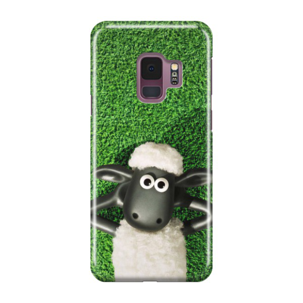 Image of Samsung Galaxy S9 Hardcase Schutzhülle Schäfchen - Grün bei Apfelkiste.ch