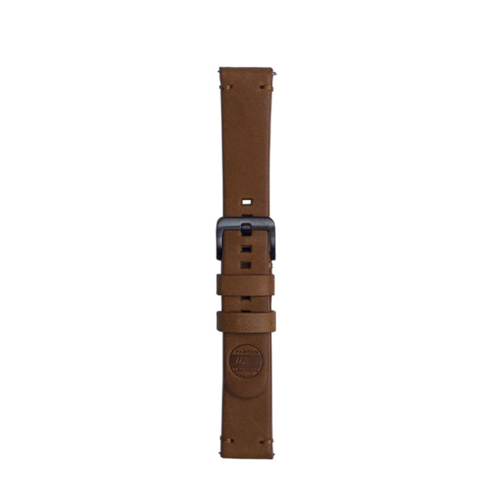 Image of Samsung (by Strap Studio) - Galaxy Watch 4 (40 mm / 44 mm) Echtleder Armband Essex 20mm - Braun bei Apfelkiste.ch