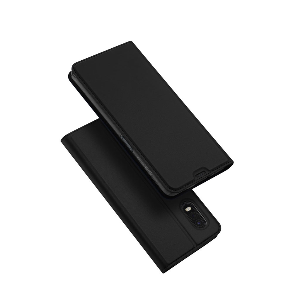 Image of Dux Ducis - Samsung Galaxy Xcover Pro Flip Wallet Cover Leder Tasche - Schwarz bei Apfelkiste.ch