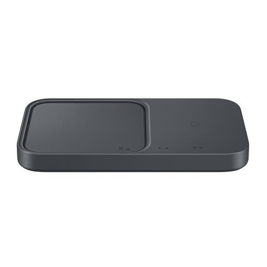 Image of Samsung - (15W) Qi Wireless Charger Duo Ladegerät Schnellladestation + Netzteil (EP-P5400TBEGEU) - Schwarz bei Apfelkiste.ch