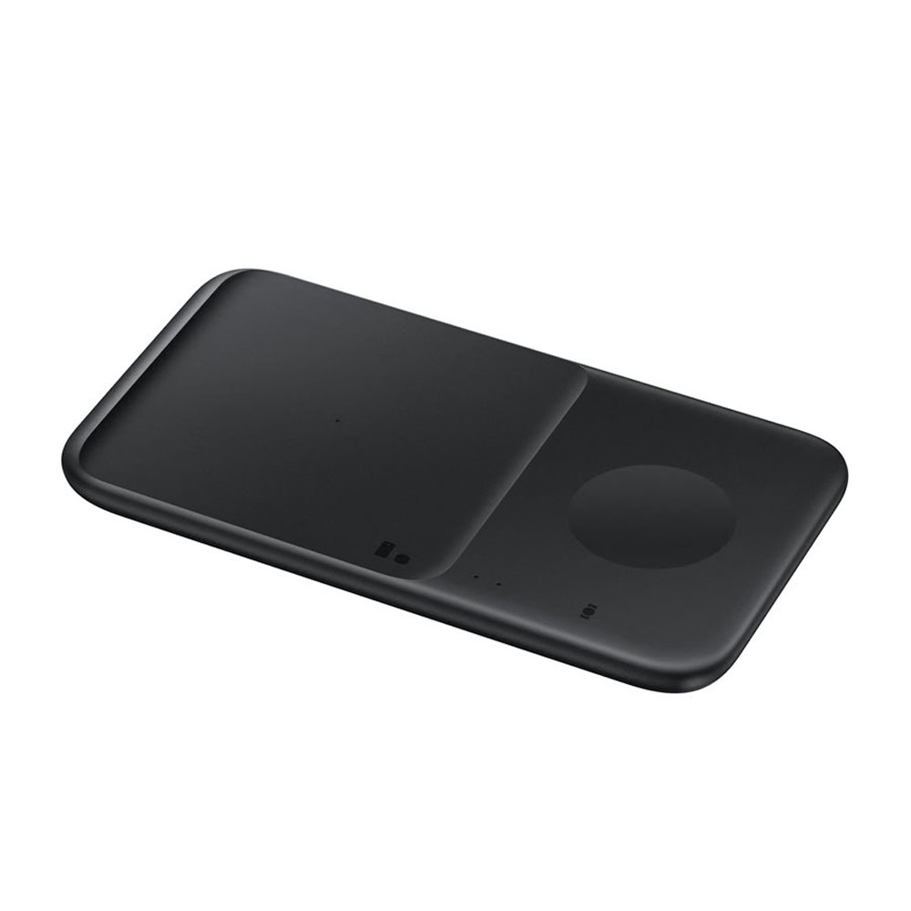 Image of Samsung - (9W) Qi Wireless Charger Duo Ladegerät Schnellladestation + 15W Netzteil (EP-P4300TBEGEU) - Schwarz bei Apfelkiste.ch