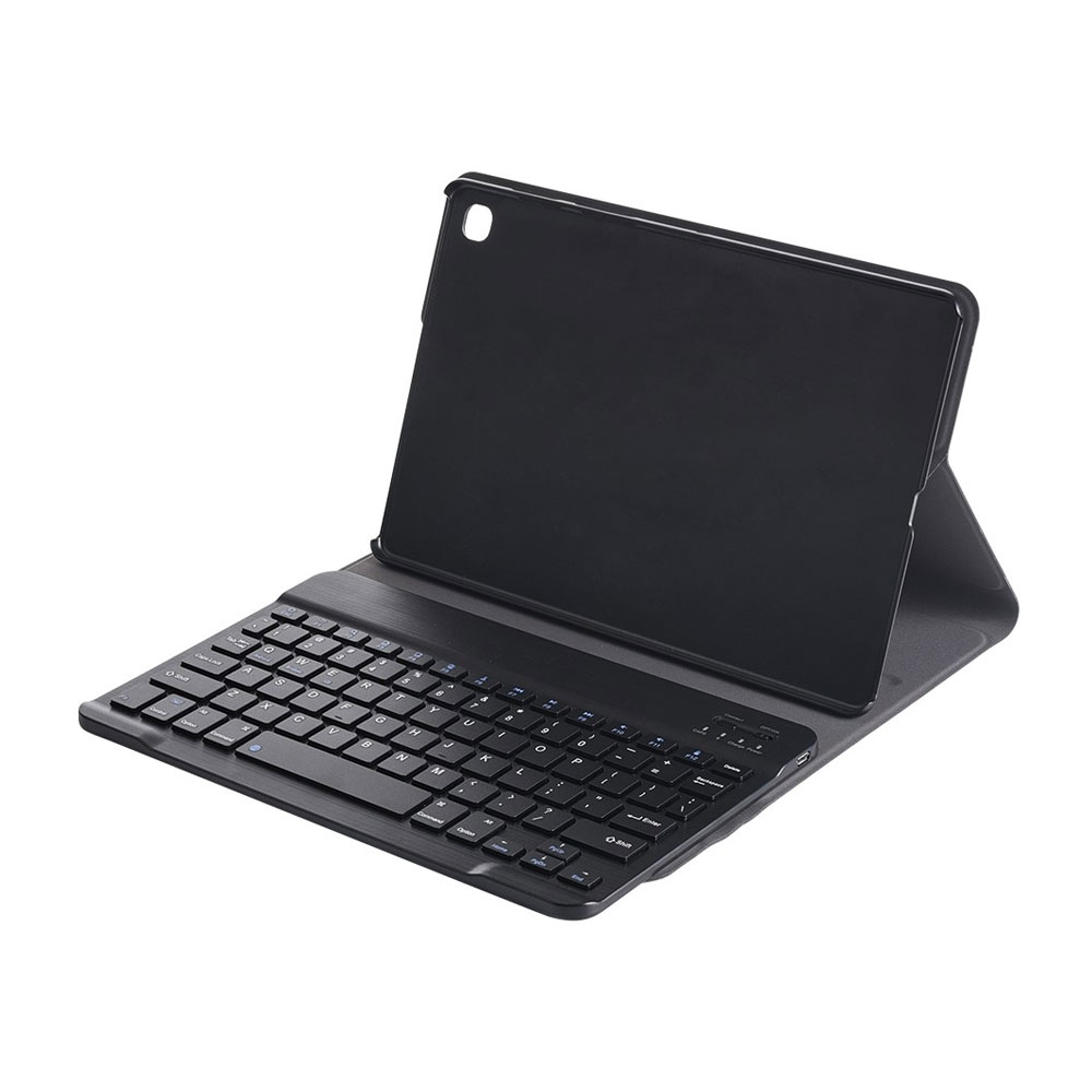 Samsung Galaxy Tab S5e 10.5" Leder Tasche mit abnehmbarer Bluetooth Tastatur (QWERTY) - Schwarz