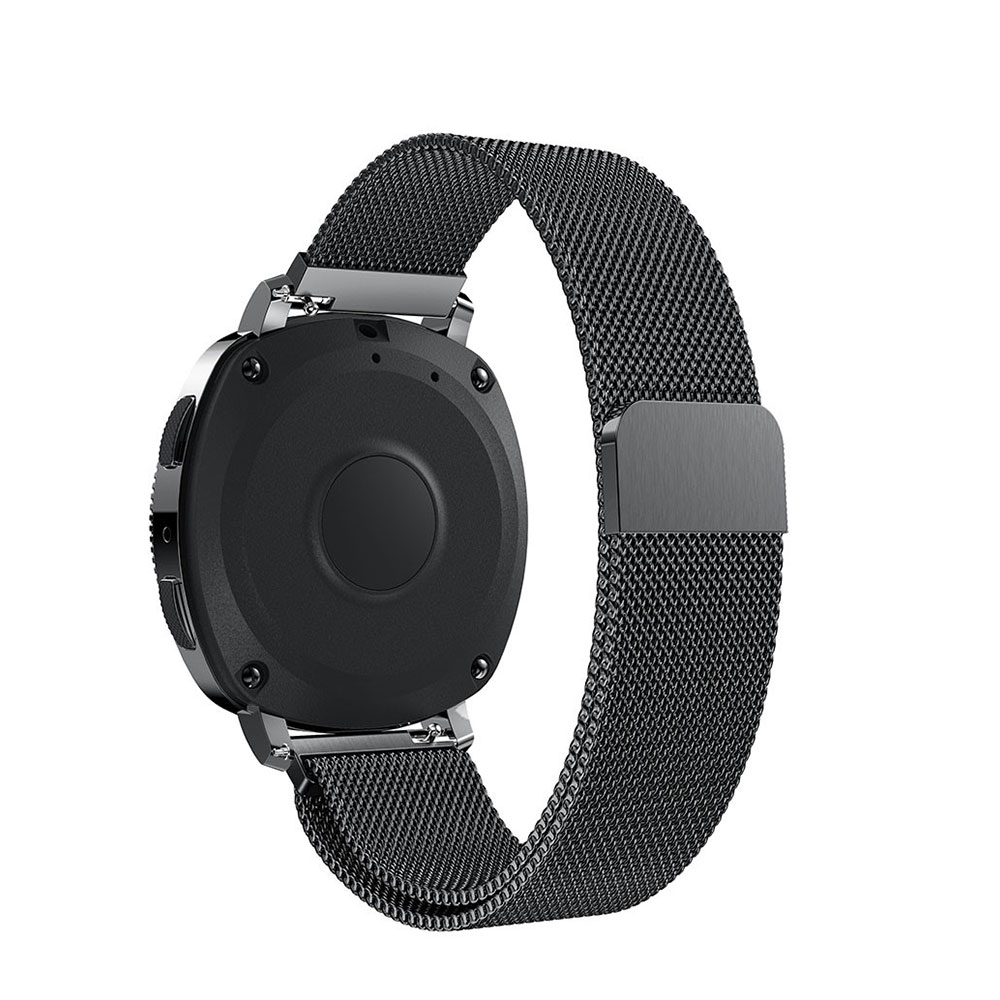 Samsung Galaxy Watch 3 (41mm) Edelstahl Magnet Armband Milanaise - Schwarz