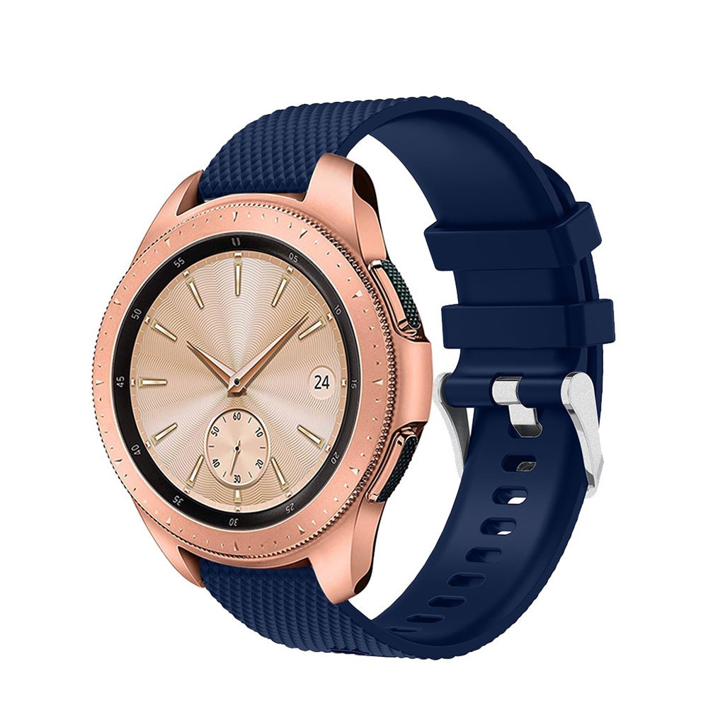 Image of Samsung Galaxy Watch 3 (41mm) Sport Silikon Armband - Dunkelblau bei Apfelkiste.ch