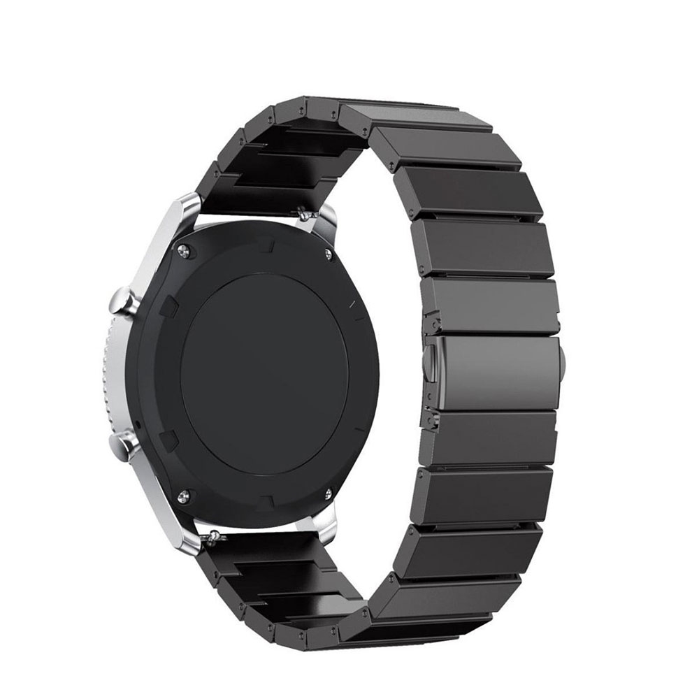 Image of Samsung Galaxy Watch 3 (45mm) Edelstahl Armband mit Schnappverschluss - Schwarz bei Apfelkiste.ch