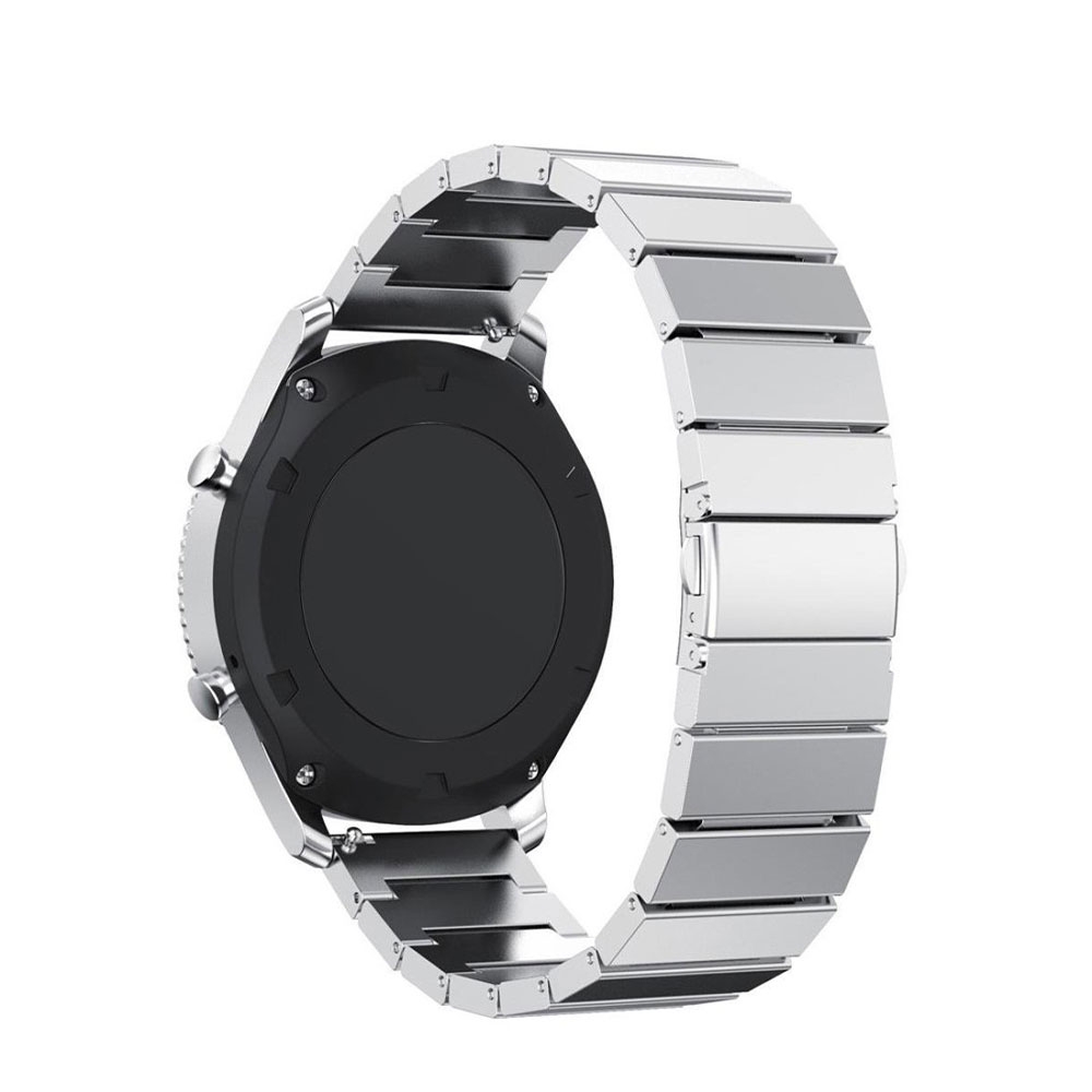 Image of Samsung Galaxy Watch 3 (45mm) Edelstahl Armband mit Schnappverschluss - Silber bei Apfelkiste.ch