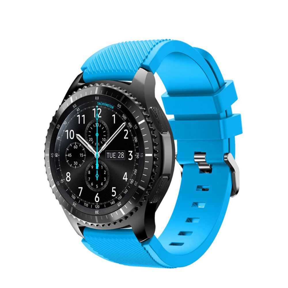 Image of Samsung Galaxy Watch 3 (45mm) Sport Silikon Armband - Blau bei Apfelkiste.ch