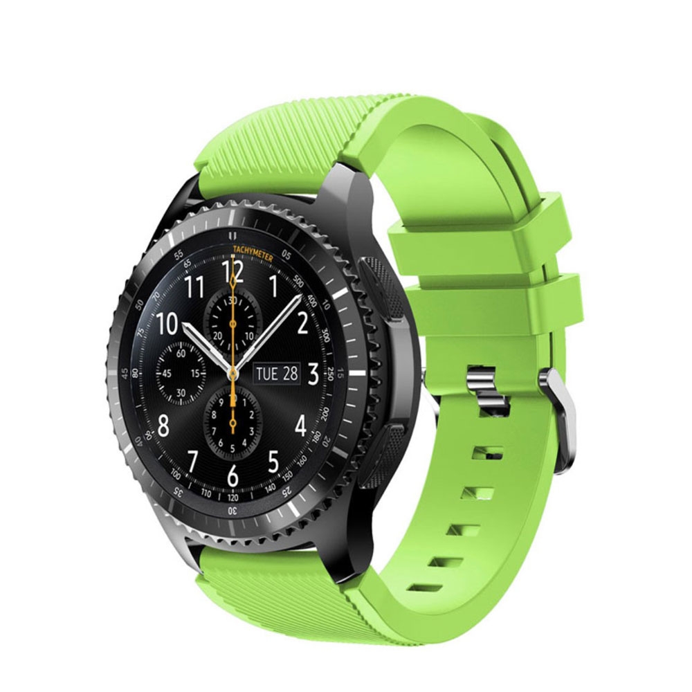 Image of Samsung Galaxy Watch 3 (45mm) Sport Silikon Armband - Grün bei Apfelkiste.ch