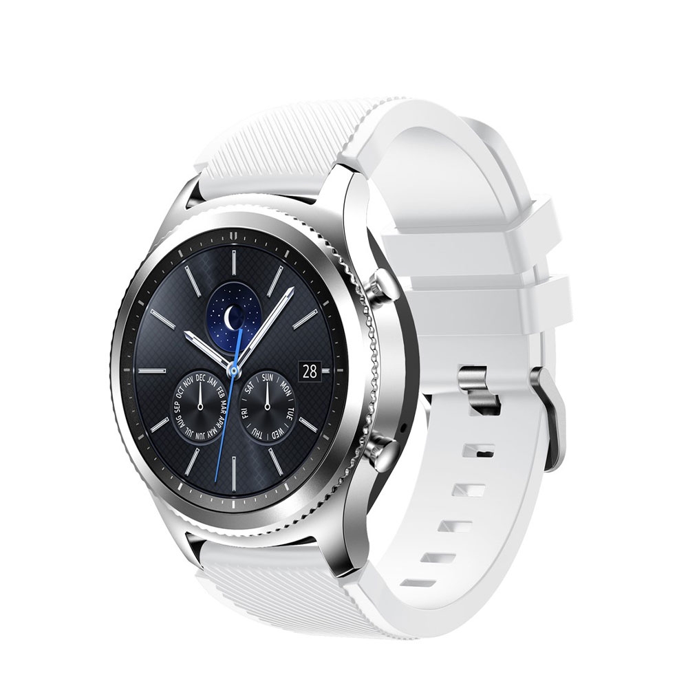Image of Samsung Galaxy Watch 3 (45mm) Sport Silikon Armband - Weiss bei Apfelkiste.ch