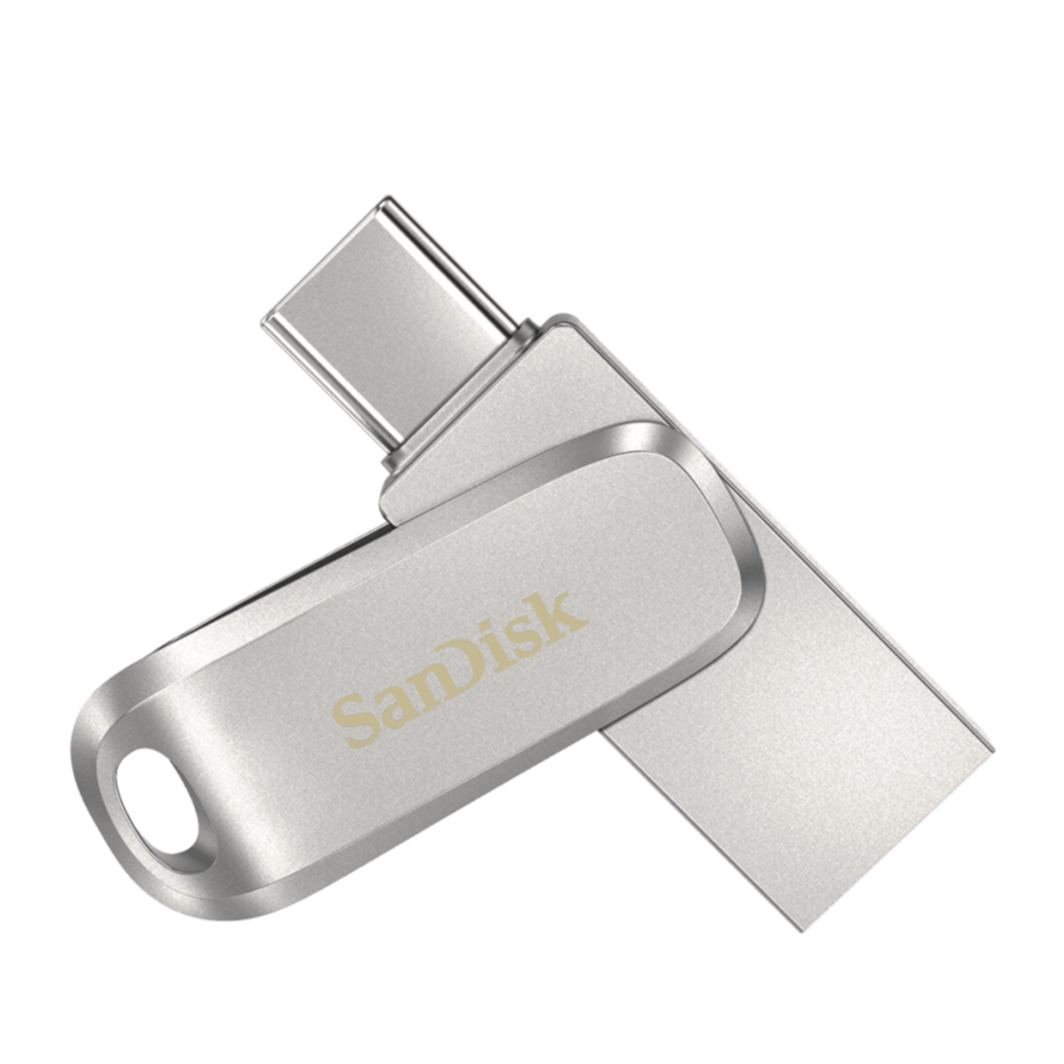 Image of SanDisk - (32GB) Ultra Dual Drive Luxe USB C / USB 3.1 Speicher Stick Flash Drive 150Mbps (SDDDC4-32G-G46) - Silber bei Apfelkiste.ch